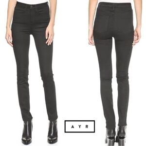 AYR Black High Rise Skinny Jeans | Size 28